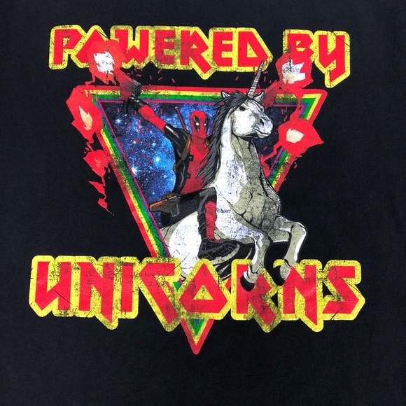 Deadpool on Unicorn T-shirt by Marvel - Picture 2 of 3